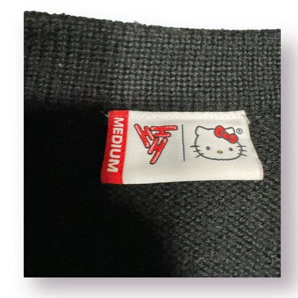 Hypeland Hello Kitty Balloons Knit Cardigan Size Medium Retro Kawaii Cardigan - Picture 5 of 7